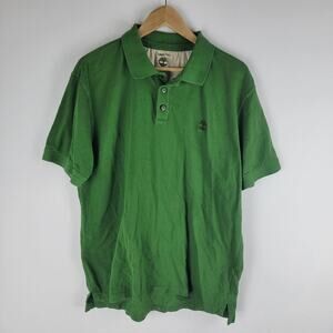 Timberland Summit Polo Shirt Short Sleeve Green Size L